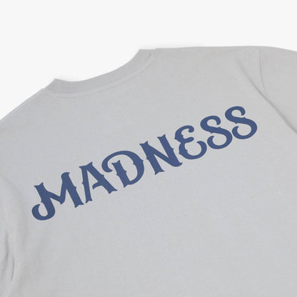 MADNESS PRINT TEE-GREY