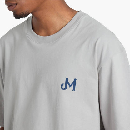 MADNESS PRINT TEE-GREY