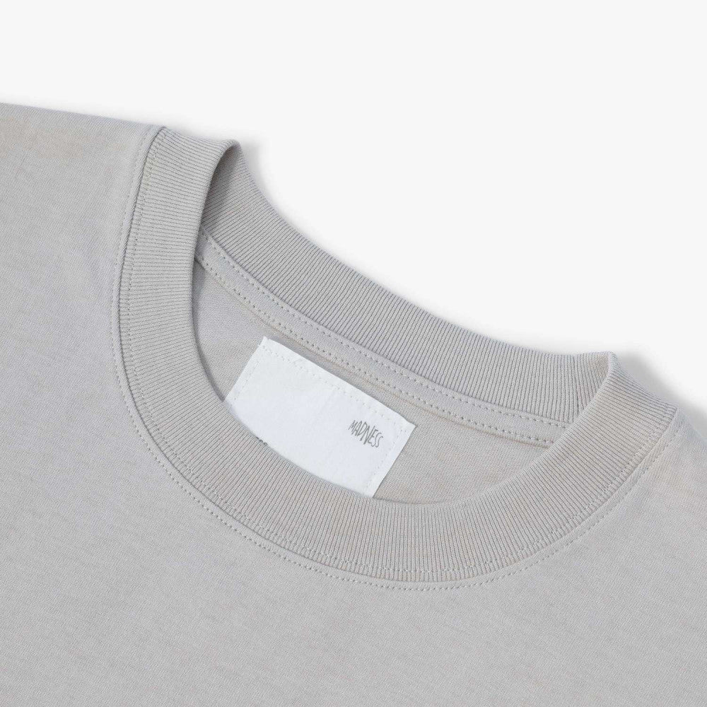 MADNESS PRINT TEE-LIGHT GREY