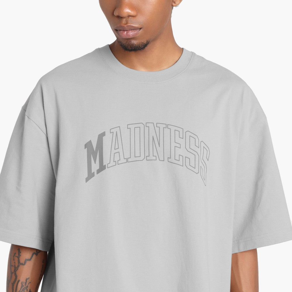 MADNESS PRINT TEE-LIGHT GREY