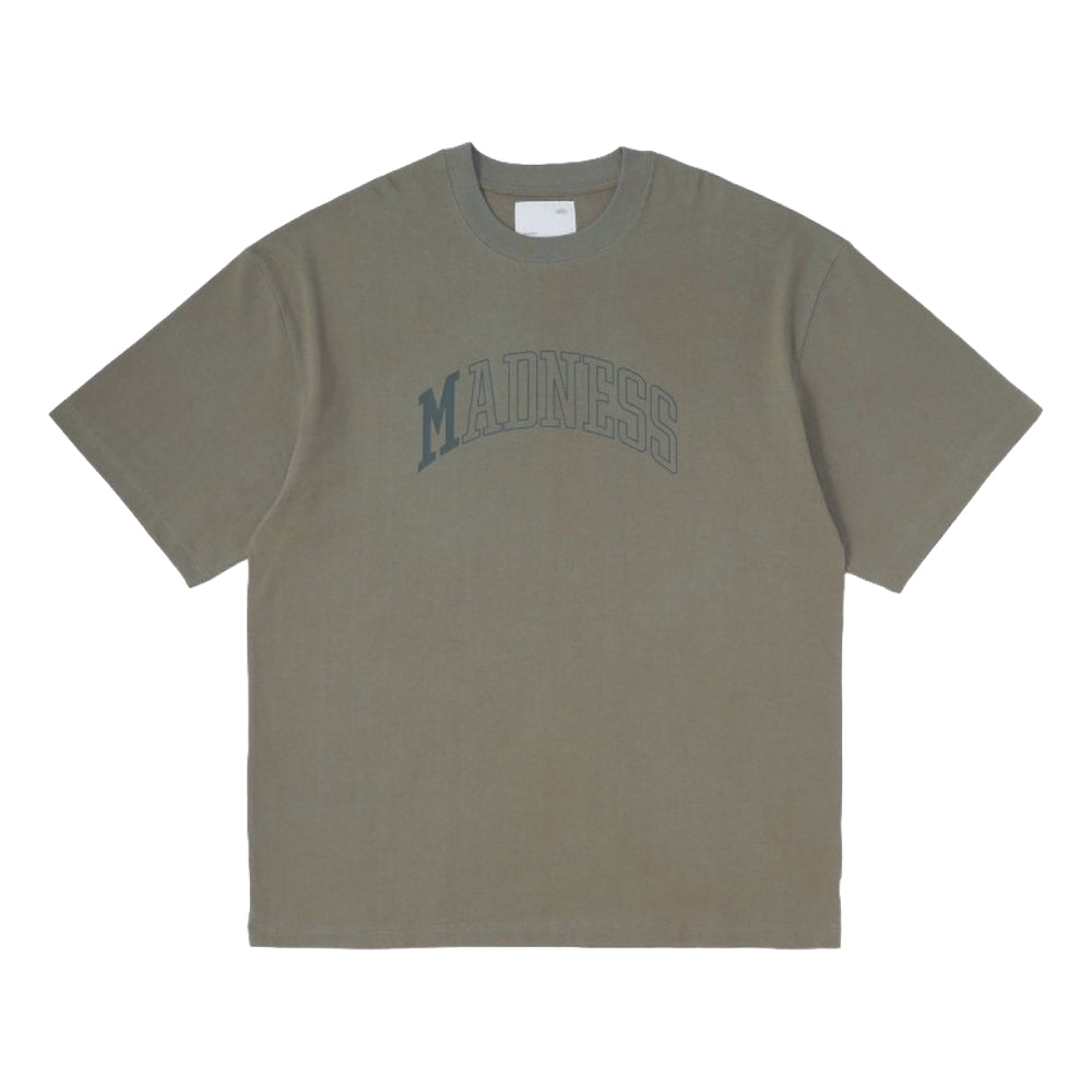 MADNESS PRINT TEE-OLIVE