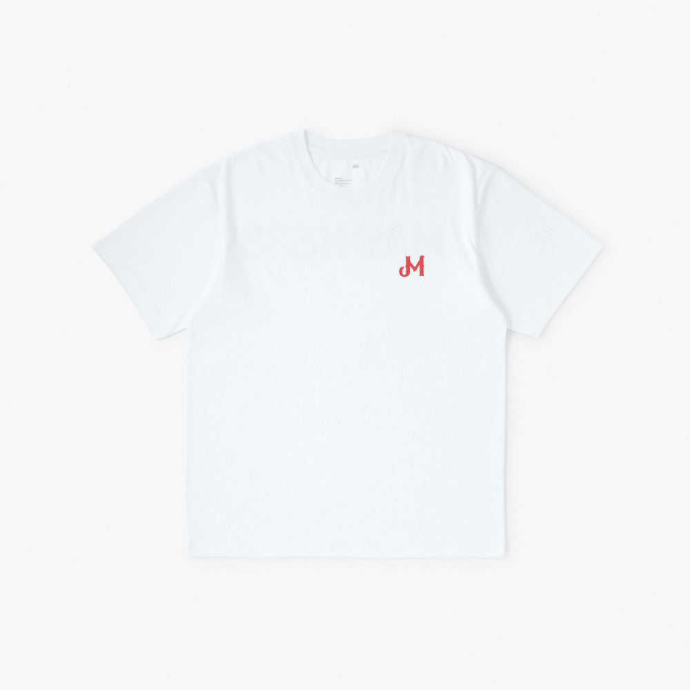 MADNESS PRINT TEE-WHITE