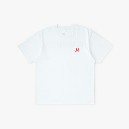 MADNESS PRINT TEE-WHITE