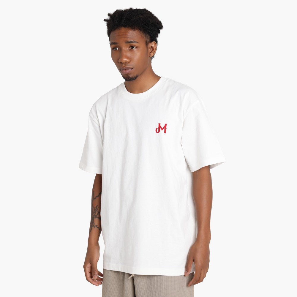 MADNESS PRINT TEE-WHITE