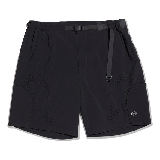 NINE POINT NINE PULSAR LASER SHORTS-BLACK