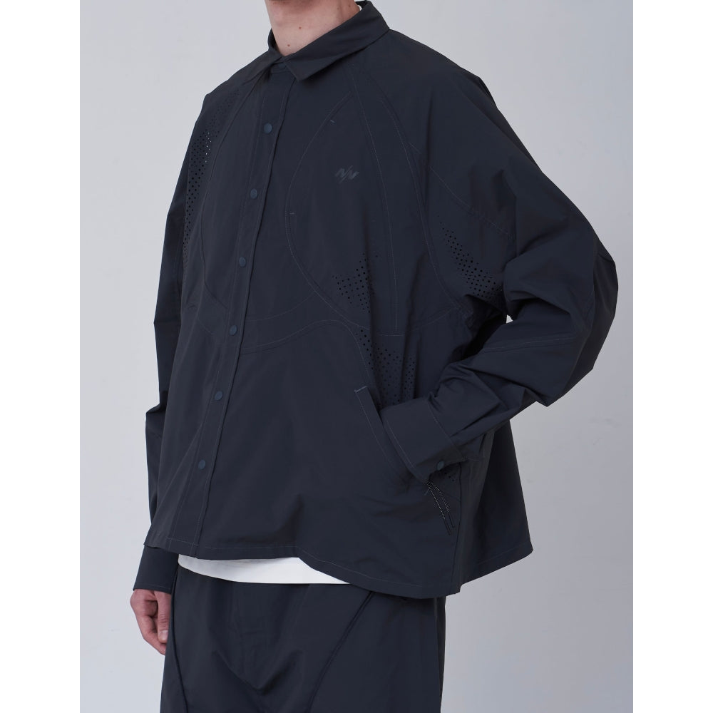 NINE POINT NINE PULSAR LASER L/S SHIRTS-BLACK