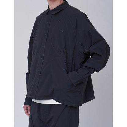 NINE POINT NINE PULSAR LASER L/S SHIRTS-BLACK