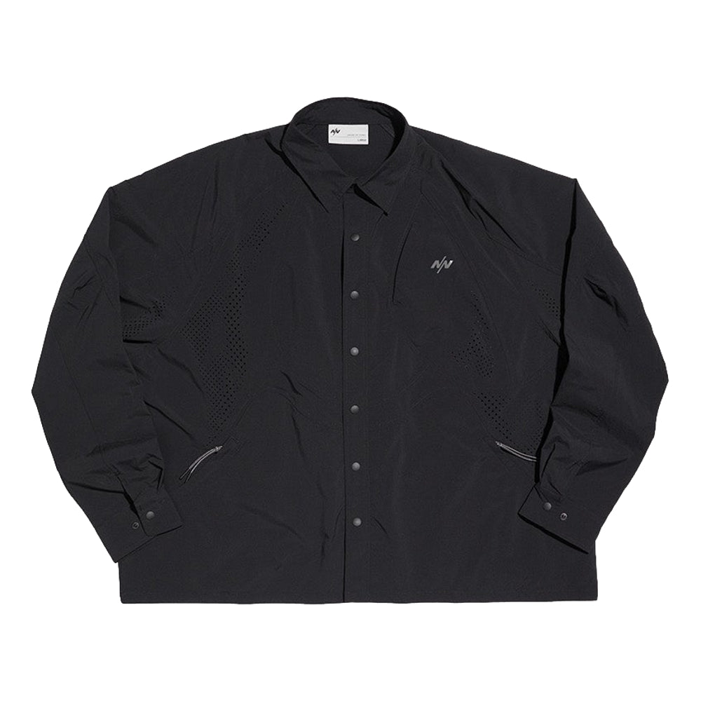 NINE POINT NINE PULSAR LASER L/S SHIRTS-BLACK