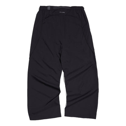 NINE POINT NINE PULSAR LASER WIDE PANTS-BLACK