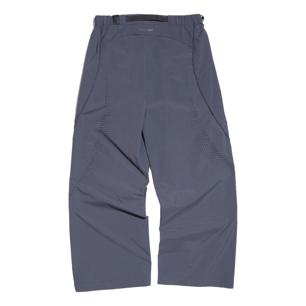 NINE POINT NINE PULSAR LASER WIDE PANTS-DARK GREY
