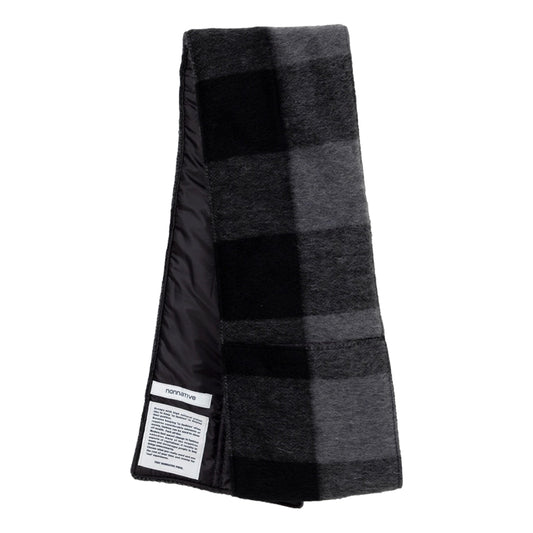 RANCHER MUFFLER COTTON FLANNEL BLOCK CHECK