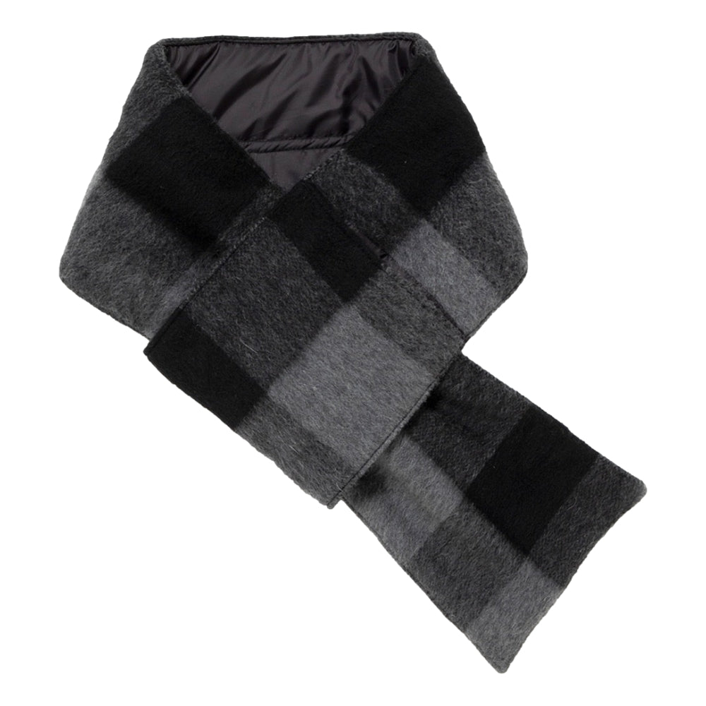 RANCHER MUFFLER COTTON FLANNEL BLOCK CHECK