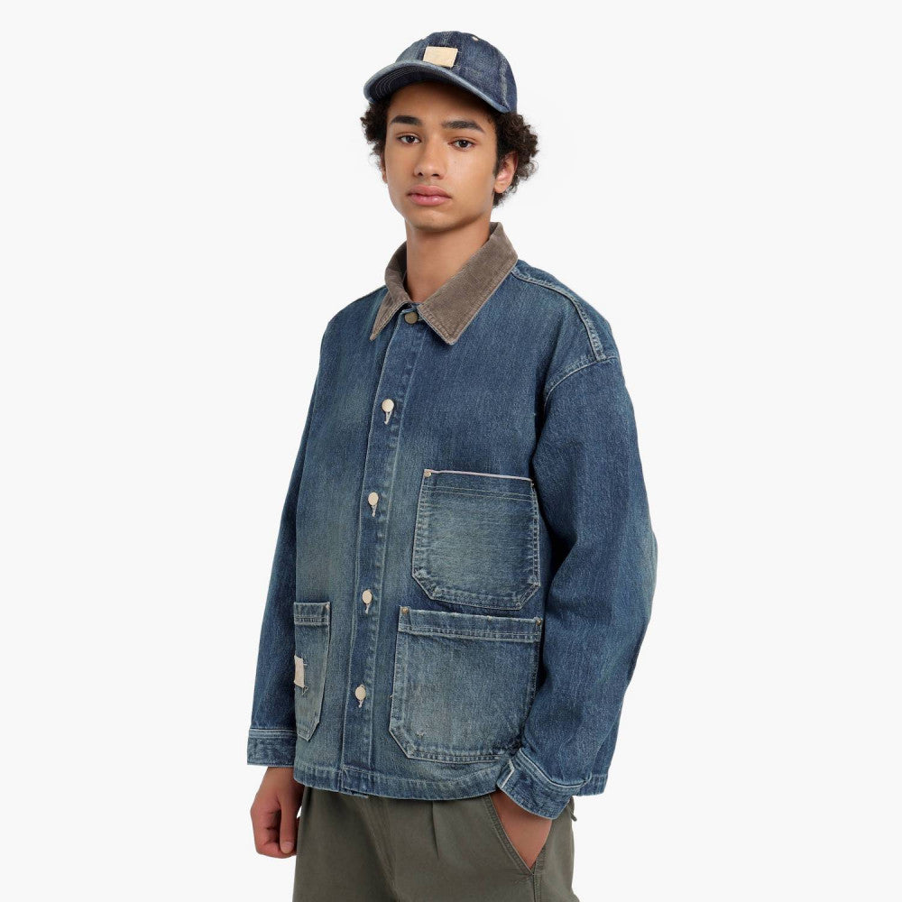 MADNESS REGENERATED 1960S 3P CHROE JACKET (MADE IN JAPAN)-INDIGO