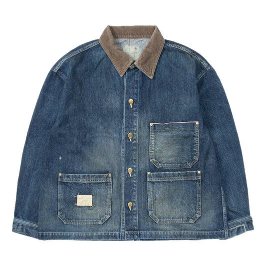 MADNESS REGENERATED 1960S 3P CHROE JACKET (MADE IN JAPAN)-INDIGO