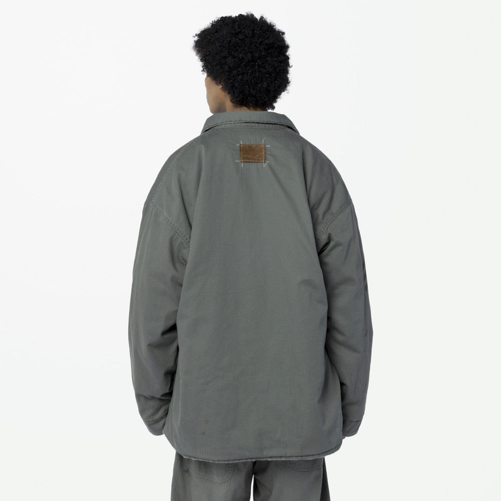 MADNESS REGENERATED 40'S P-47 UTILITY PADDED JACKET ( MADE IN JAPAN )-CHARCOAL