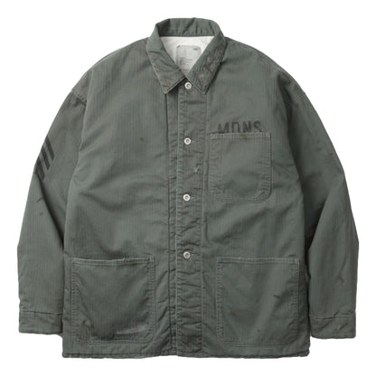 MADNESS REGENERATED 40'S P-47 UTILITY PADDED JACKET ( MADE IN JAPAN )-CHARCOAL