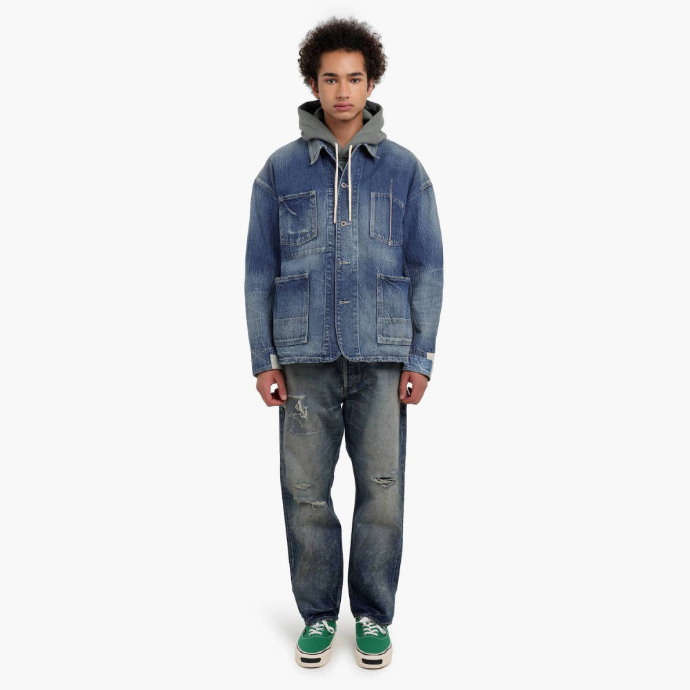 MADNESS REGENERATED 4P CHROE WORK JACKET (MADE IN JAPAN)-INDIGO