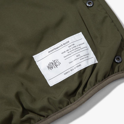 MADNESS REGENERATED FIELD LINER JACKET-GREEN