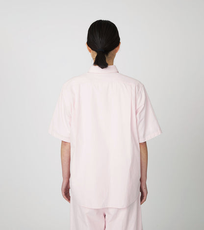 Nanamica REGULAR COLLAR WIND S/S SHIRT-PINK