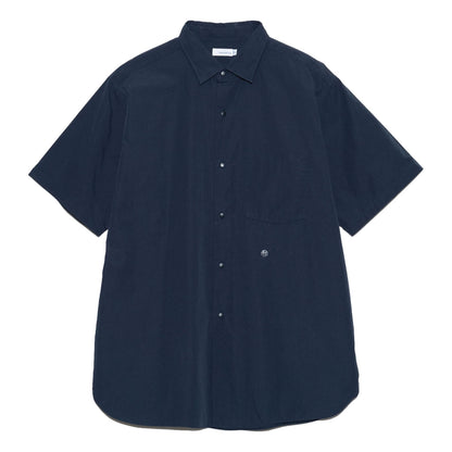Nanamica REGULAR COLLAR WIND S/S SHIRT-NAVY