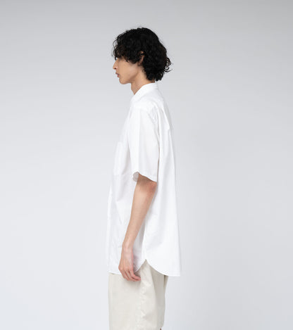 Nanamica REGULAR COLLAR WIND S/S SHIRT-NAVY
