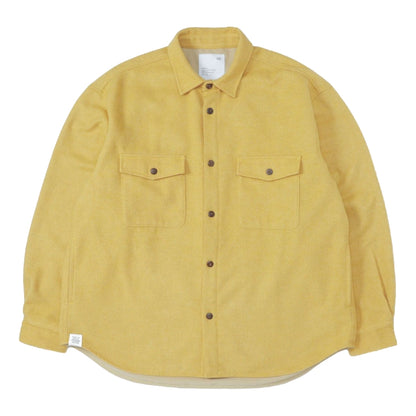 MADNESS RETRO WOOL MIX OVERSHIRT (FABRIC BY JAPAN)-YELLOW