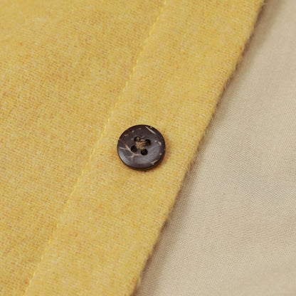 MADNESS RETRO WOOL MIX OVERSHIRT (FABRIC BY JAPAN)-YELLOW