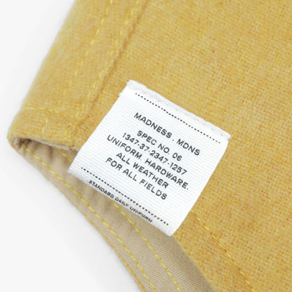 MADNESS RETRO WOOL MIX OVERSHIRT (FABRIC BY JAPAN)-YELLOW