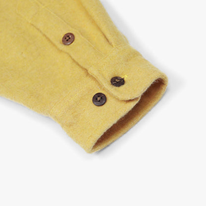 MADNESS RETRO WOOL MIX OVERSHIRT (FABRIC BY JAPAN)-YELLOW
