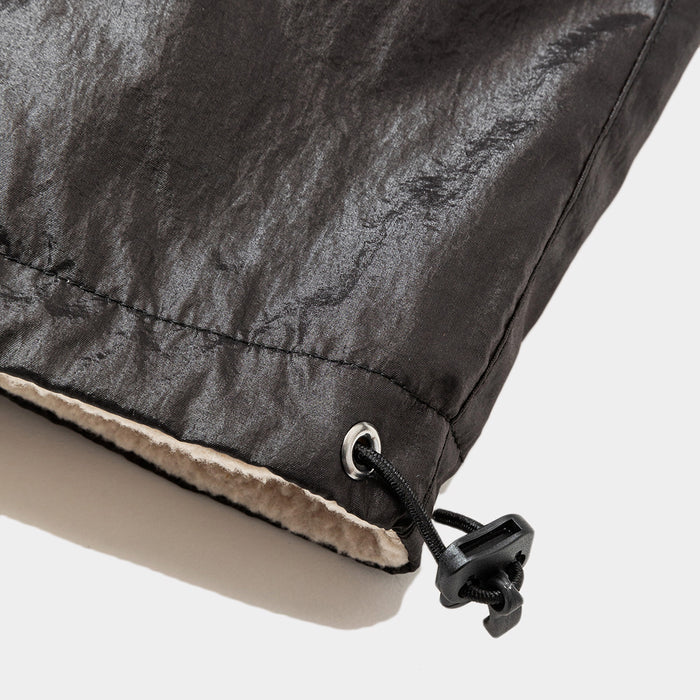 MEANSWHILE REVERSIBLE FLEECE JACKET-OFF WHITE