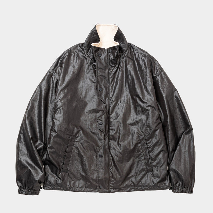 MEANSWHILE REVERSIBLE FLEECE JACKET-OFF WHITE