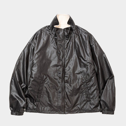 MEANSWHILE REVERSIBLE FLEECE JACKET-OFF WHITE