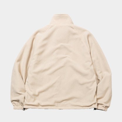 MEANSWHILE REVERSIBLE FLEECE JACKET-OFF WHITE