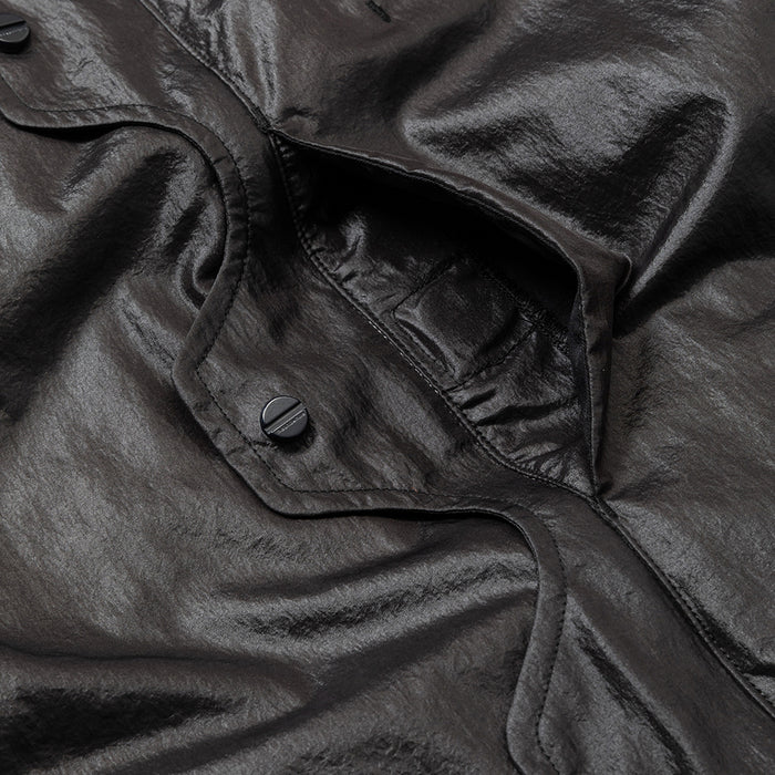 MEANSWHILE REVERSIBLE FLEECE JACKET-OFF WHITE