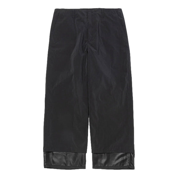MEANSWHILE REVERSIBLE LINING PANT-OFF BLACK