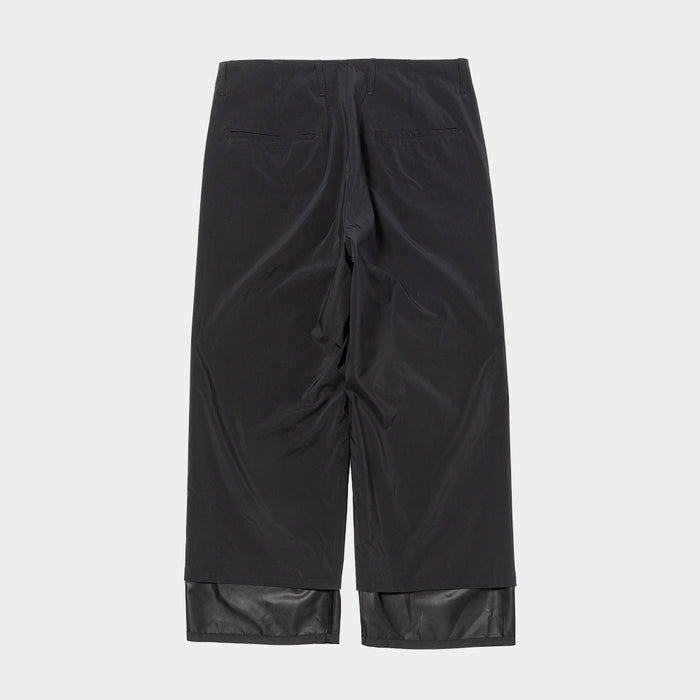 MEANSWHILE REVERSIBLE LINING PANT-OFF BLACK