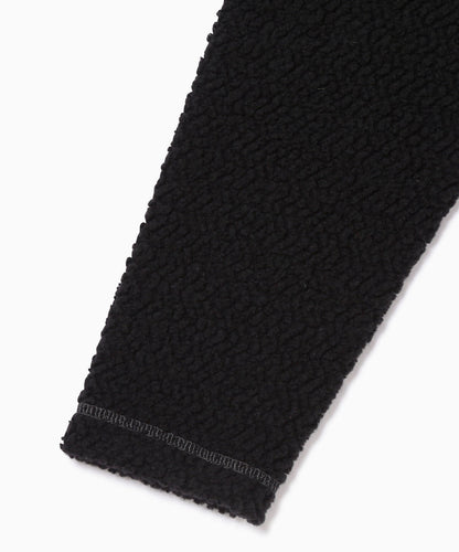 AND WANDER RE WOOL JQ CREW NECK-BLACK