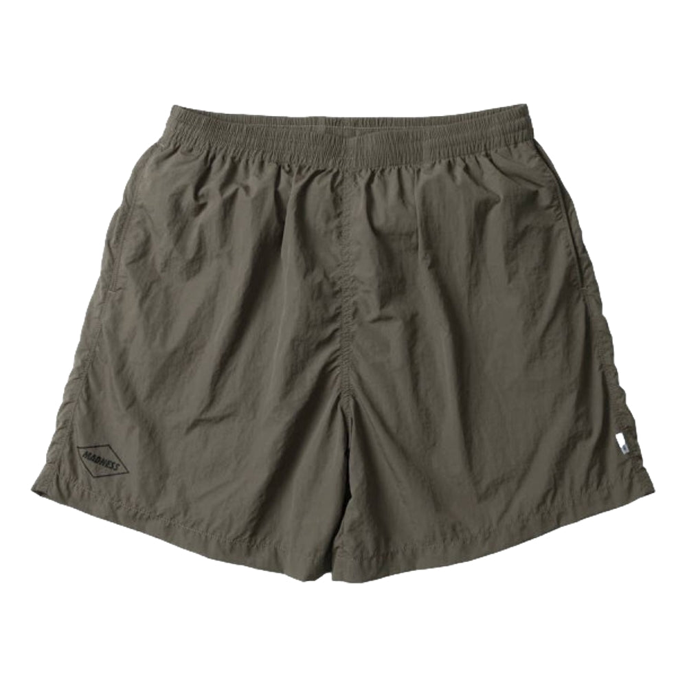 MADNESS RHOMBUS LOGO NYLON ESSENTIAL SHORTS (17")-SAND