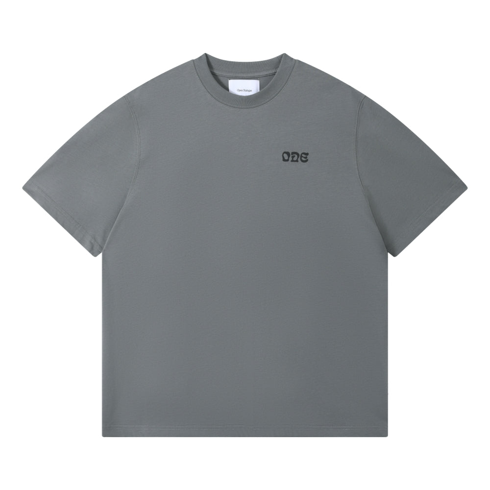 OPEN DIALOGUE ROCK TEE-GREY