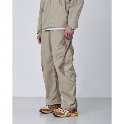 NINE POINT NINE REMNANT MESH PANTS-KHAKI