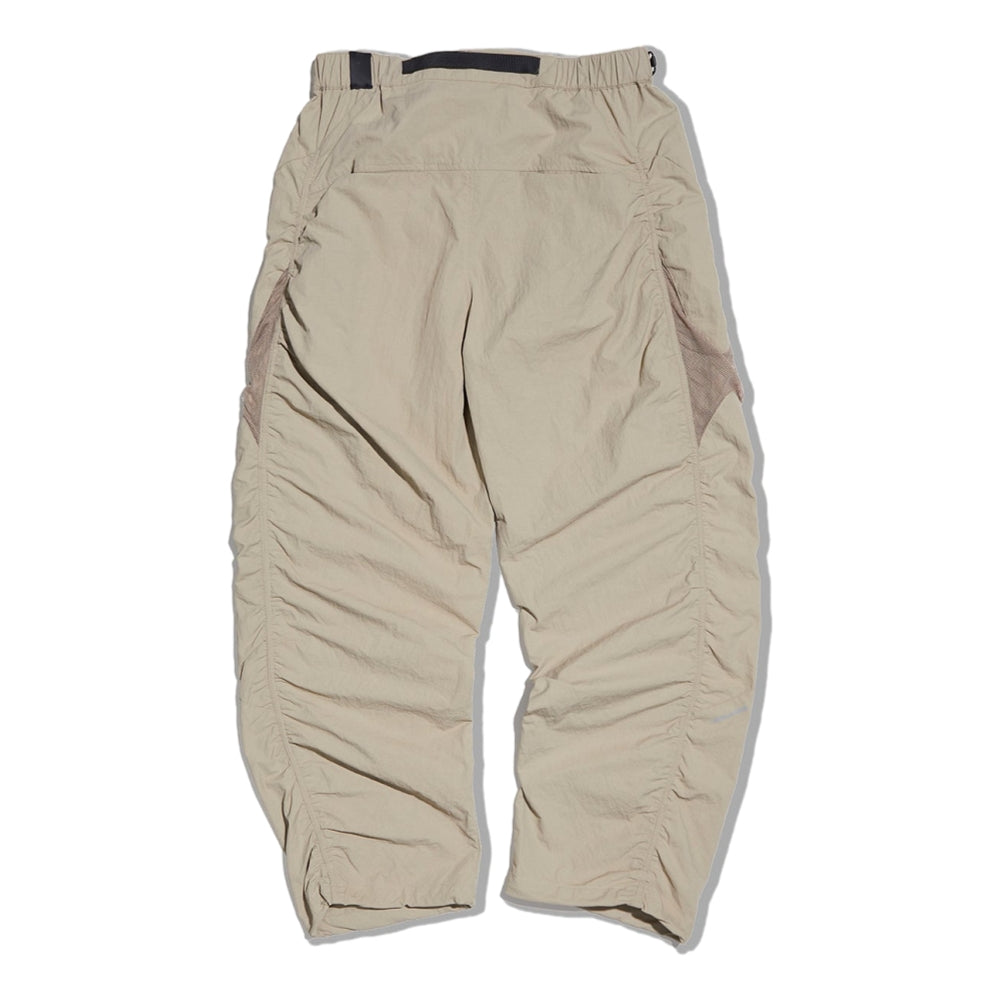NINE POINT NINE REMNANT MESH PANTS-KHAKI
