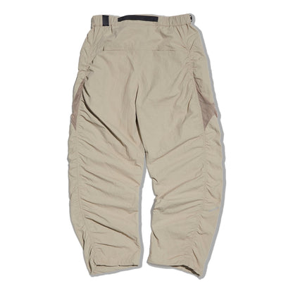 NINE POINT NINE REMNANT MESH PANTS-KHAKI