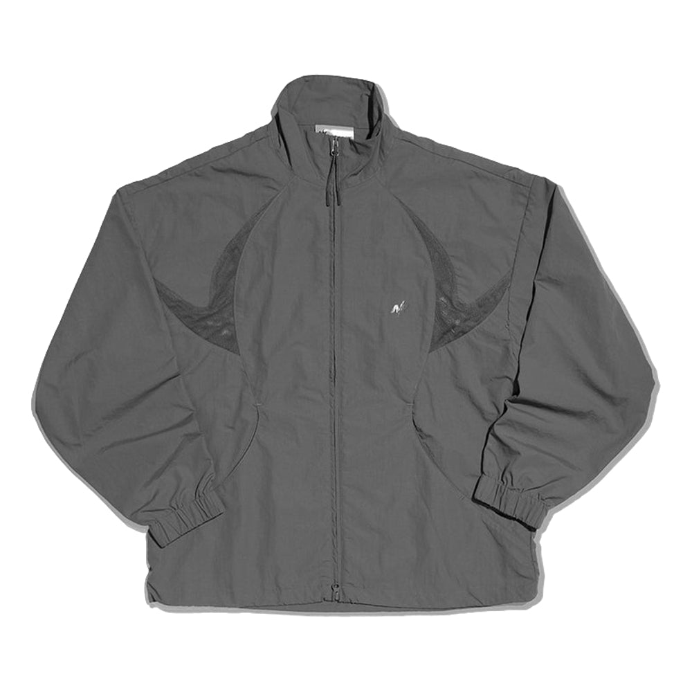 NINE POINT NINE REMNANT MESH TRAINER JACKET-GREY