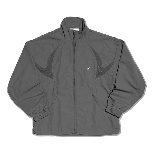 NINE POINT NINE REMNANT MESH TRAINER JACKET-GREY