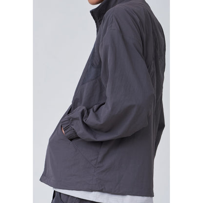 NINE POINT NINE REMNANT MESH TRAINER JACKET-GREY