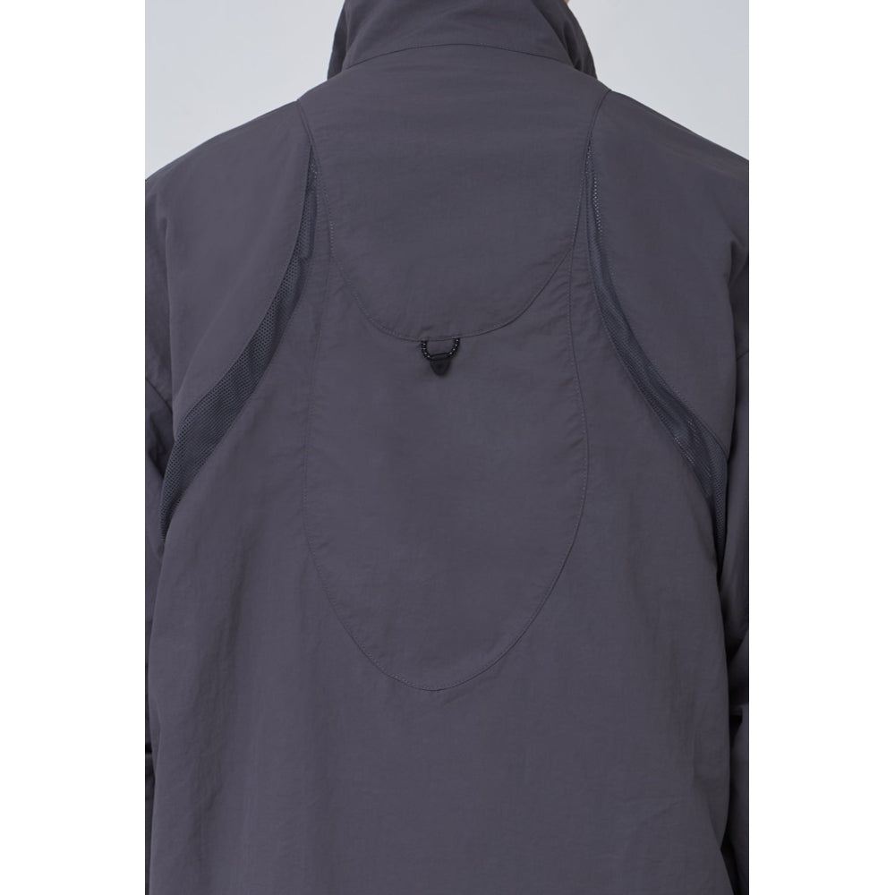NINE POINT NINE REMNANT MESH TRAINER JACKET-GREY