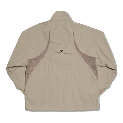 NINE POINT NINE REMNANT MESH TRAINER JACKET-KHAKI