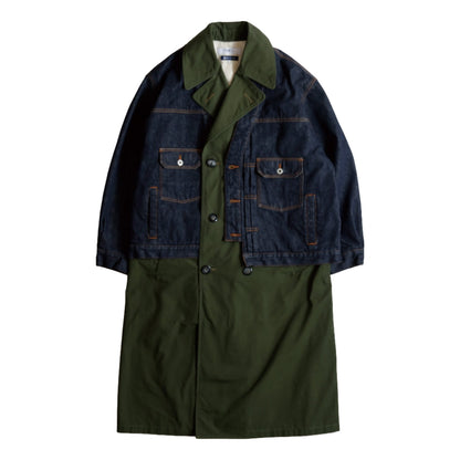 FUNDAMENTAL SECOND JACKET TRENCH COAT-KHAKI