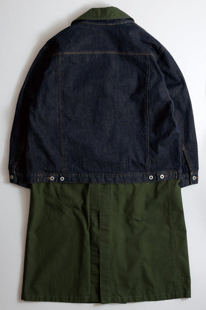 FUNDAMENTAL SECOND JACKET TRENCH COAT-KHAKI