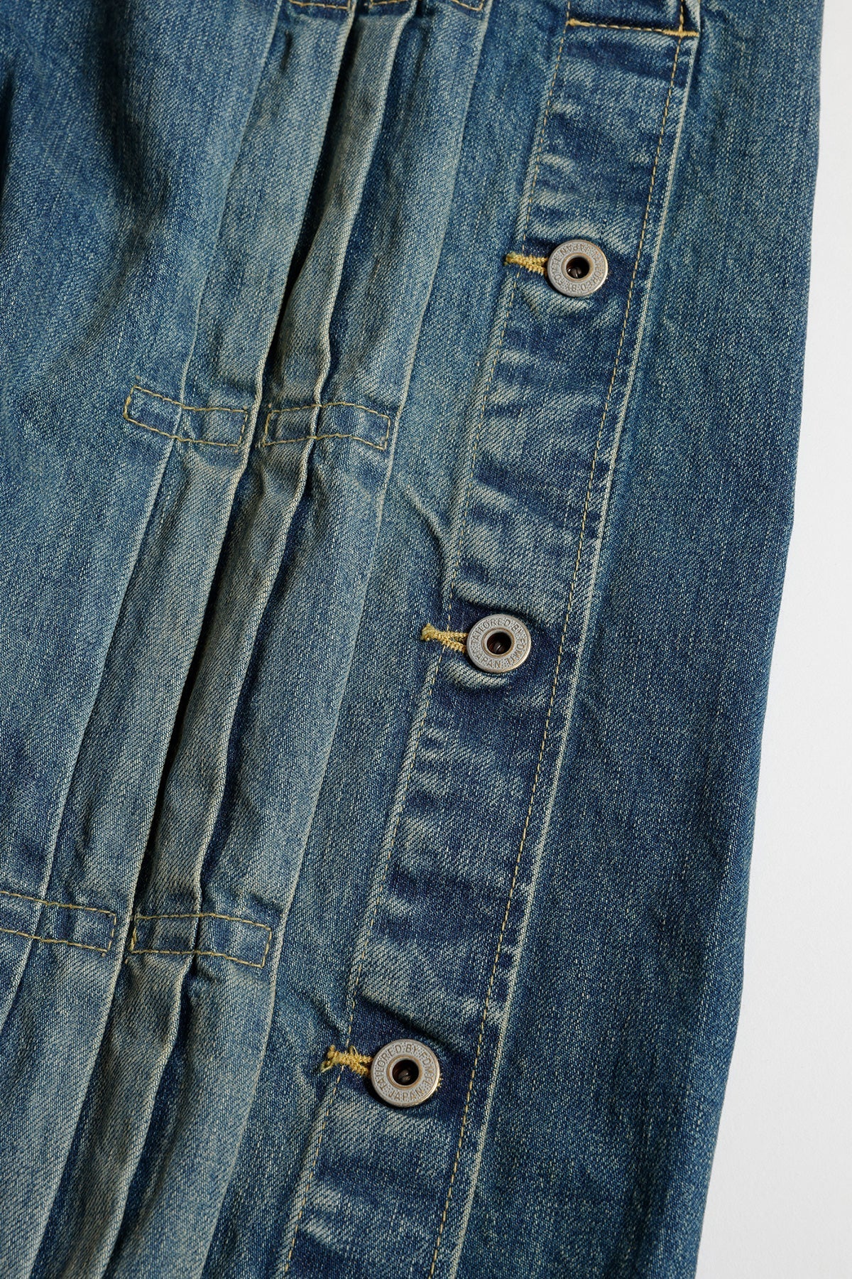 FUNDAMENTAL SECOND SECOND PANTS 3YR WASH-INDIGO